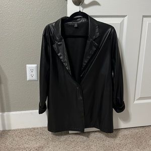 Leather Blazer